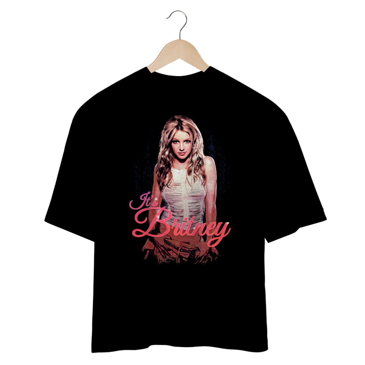 Nome do produto: Camiseta Oversized Britney Spears It\'s Mind The Gap Co.
