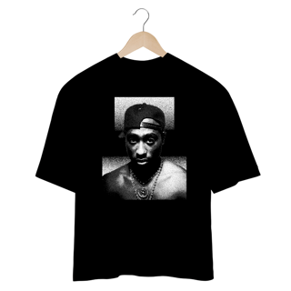 Camiseta Oversized 2Pac Bitmap Mind The Gap Co.