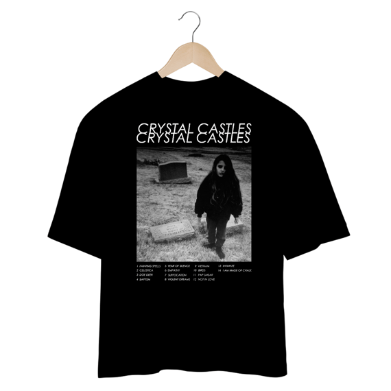 Camiseta Oversized Crystal Castles II Mind The Gap Co.