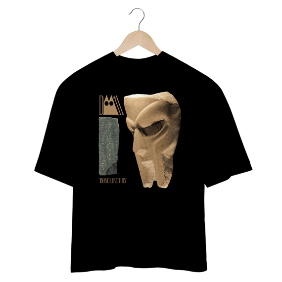 Camiseta Oversized Madvillain MF Doom Born Mind The Gap Co.