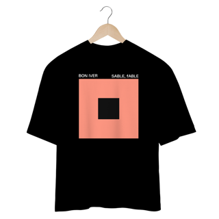 Camiseta Oversized Bon Iver Sable Mind The Gap Co.