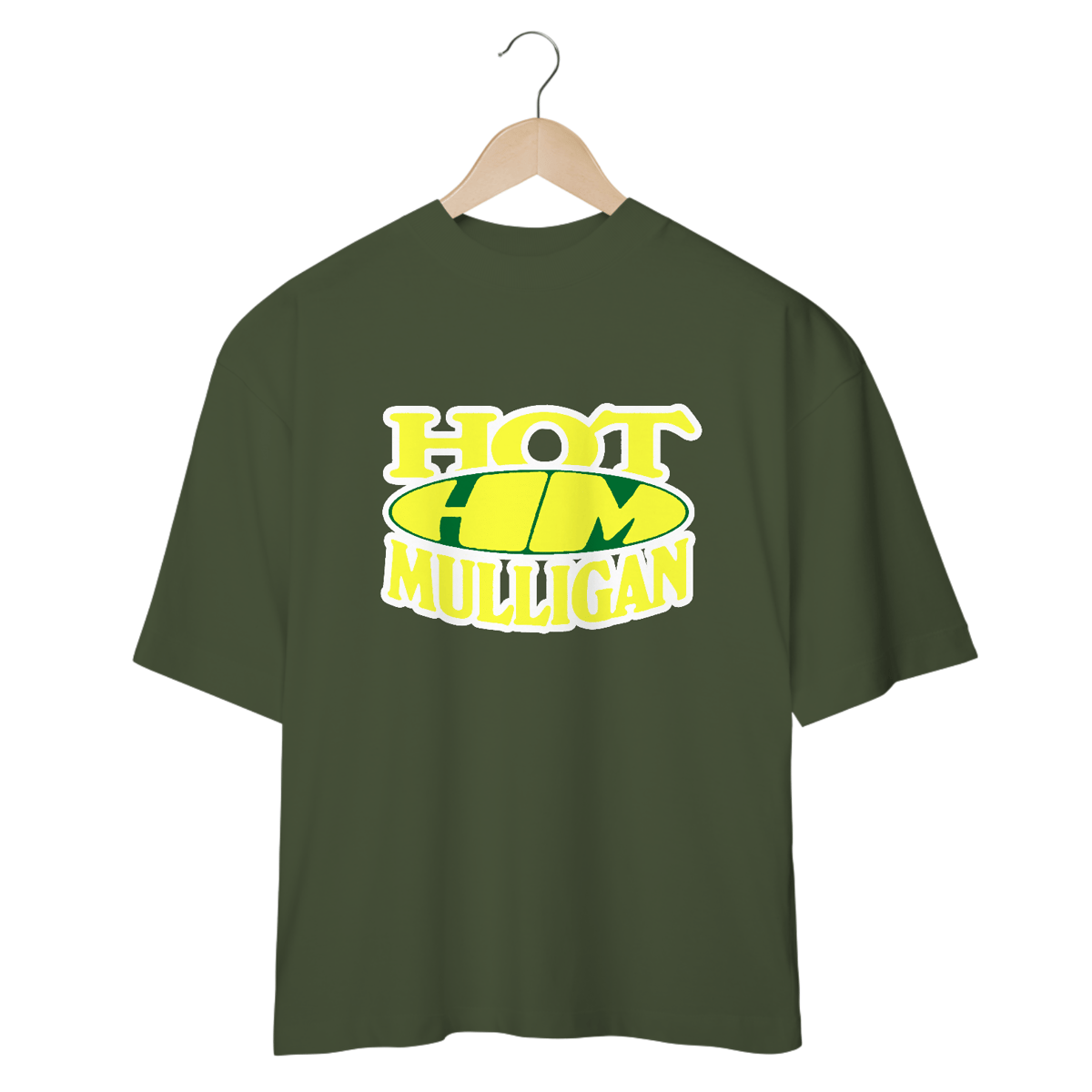 Nome do produto: Camiseta Oversized Hot Mulligan Logo Mind The Gap Co.