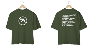 Nome do produtoCamiseta Oversized Aphex Twin Selected Mind The Gap Co.