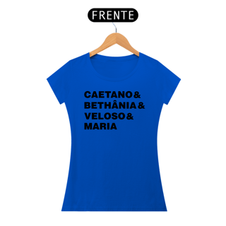 Nome do produto Camisa Baby Look | Caetano e Bethânia / Siga aEstrela