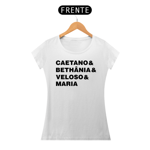 Camisa Baby Look | Caetano e Bethânia / Siga aEstrela