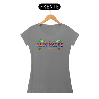 Nome do produto Baby Look Caetane-se |  Siga a estrela / Turnê Caetano e Bethânia