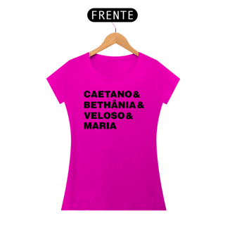 Nome do produto Camisa Baby Look | Caetano e Bethânia / Siga aEstrela