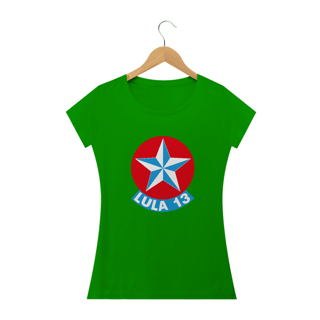 Nome do produto Baby Look | Lula Logo | Siga a estrela