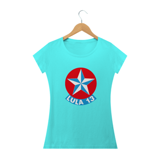 Nome do produto Baby Look | Lula Logo | Siga a estrela