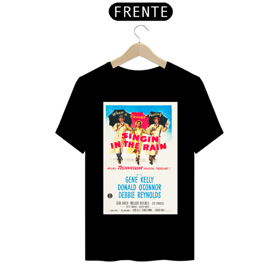 Camiseta “Cantando na Chuva” Pôster