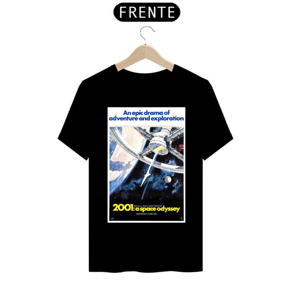 Camiseta “2001 - Uma Odisséia no Espaço” Pôster