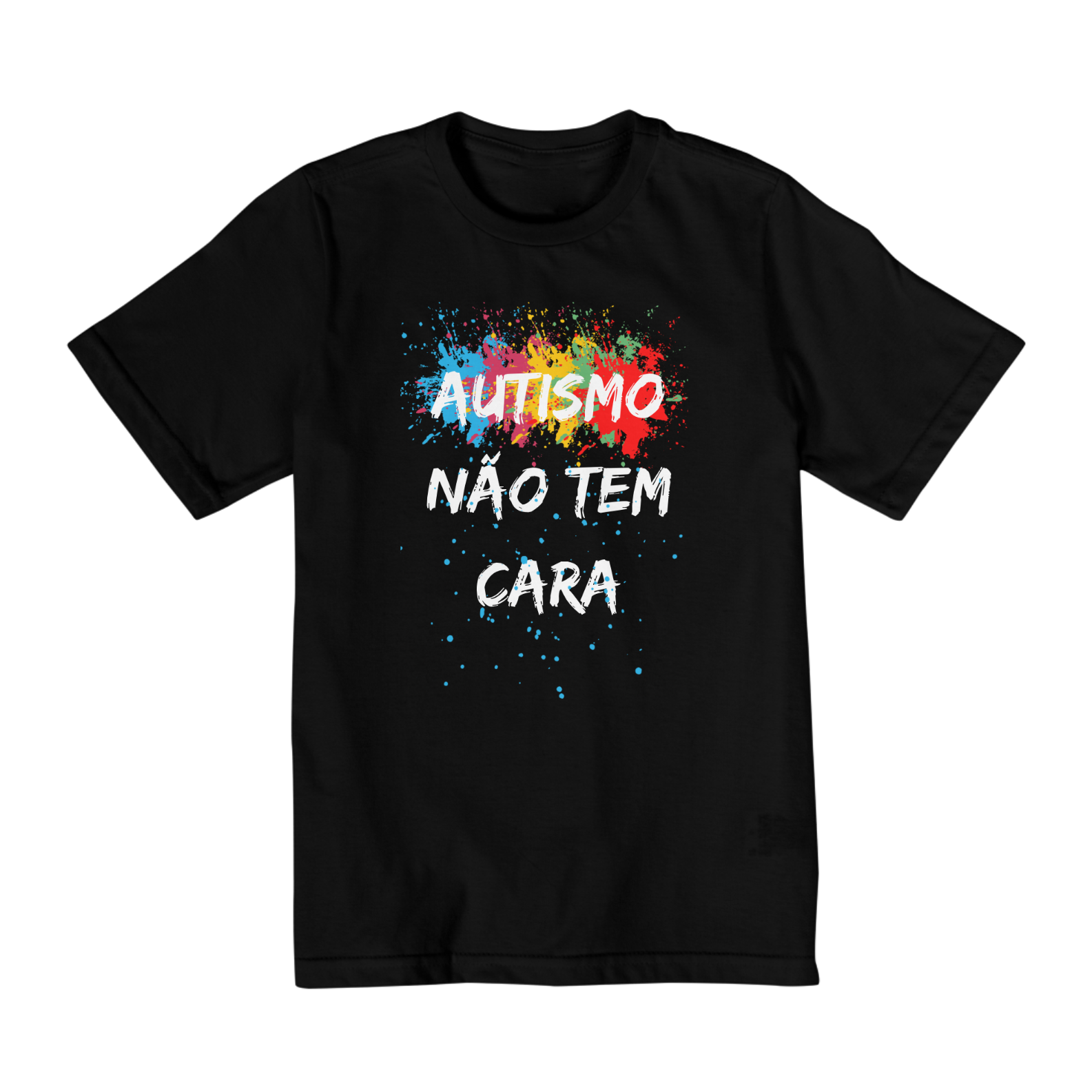 Camiseta Infantil Autismo Não tem Cara (10 a 14) 