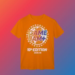 Nome do produto Camiseta GameJamPlus 10th Edition