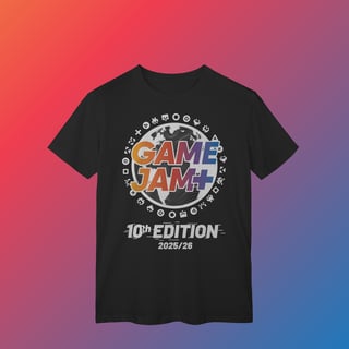Nome do produto Camiseta GameJamPlus 10th Edition