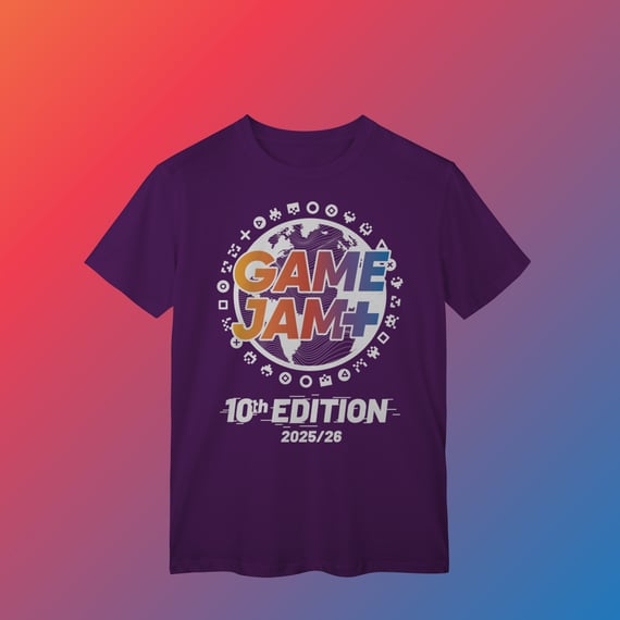 Camiseta GameJamPlus 10th Edition