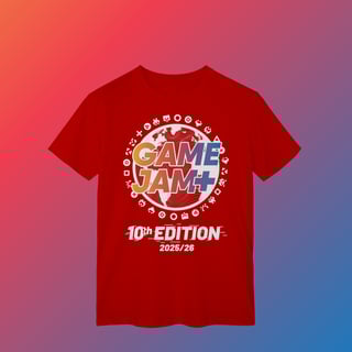 Nome do produto Camiseta GameJamPlus 10th Edition