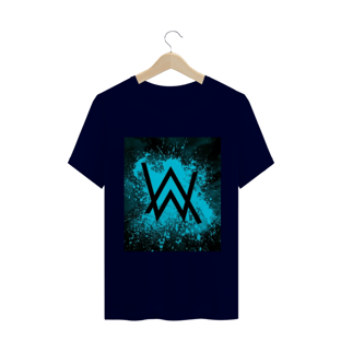 Nome do produtoCamiseta Alan Walker - Logo azul