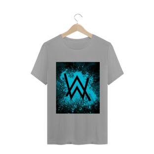 Nome do produtoCamiseta Alan Walker - Logo azul