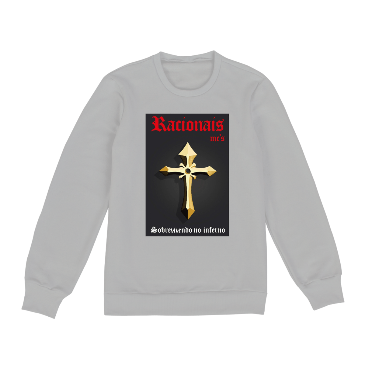 Nome do produto: Moletom Racionais sobrevivendo ao inferno
