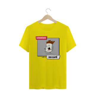Nome do produto Camiseta Masculina Café - O Maníaco do café