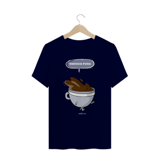 Nome do produto Camiseta Masculina Café - Energia pura