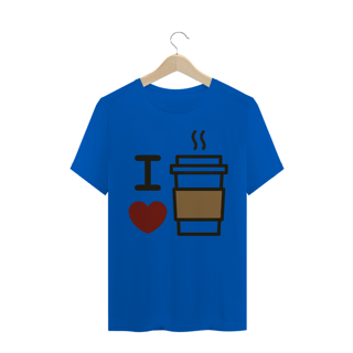 Nome do produto Camiseta Masculina Café - I Love Coffe