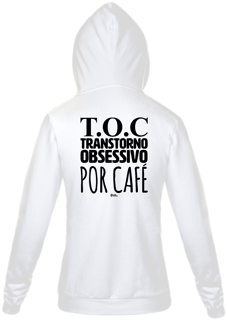 Nome do produto Moletom Zíper Café - TOC