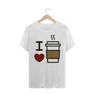 Nome do produto Camiseta Masculina Café - I Love Coffe