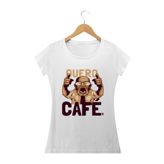 Nome do produto Camiseta Feminina Café - Quero café