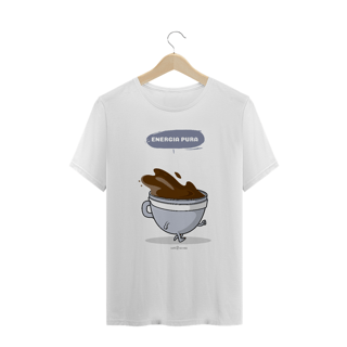 Nome do produto Camiseta Masculina Café - Energia pura