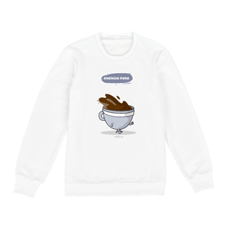 Nome do produto Moletom Café - Energia pura
