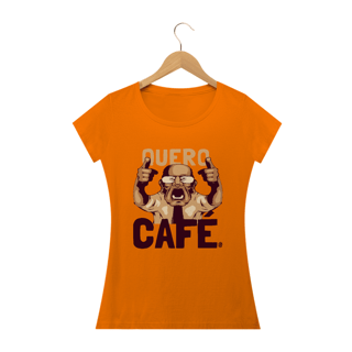 Nome do produto Camiseta Feminina Café - Quero café