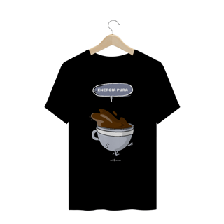 Nome do produto Camiseta Masculina Café - Energia pura