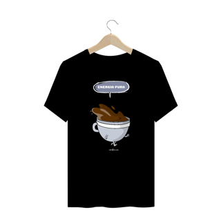 Nome do produto Camiseta Plus Size Café - Energia pura