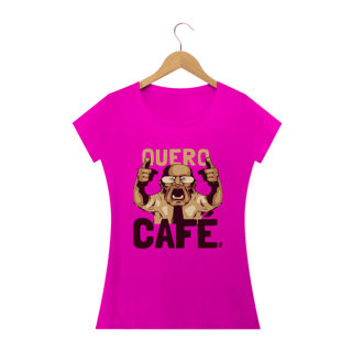 Nome do produto Camiseta Feminina Café - Quero café