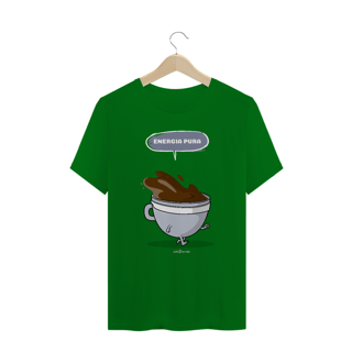 Nome do produto Camiseta Masculina Café - Energia pura