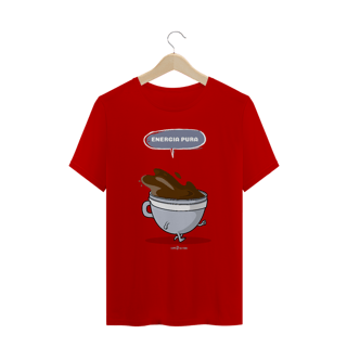 Nome do produto Camiseta Masculina Café - Energia pura