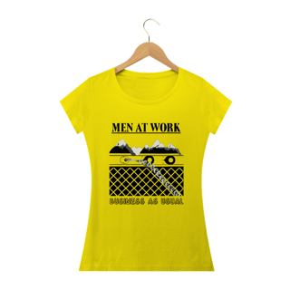 Nome do produto Baby Look Men At Work - Business As Usual - Yellow