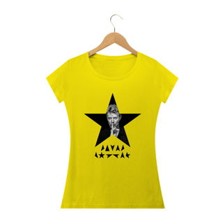 Nome do produto Baby Look David Bowie - Black Star