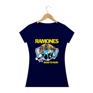 Nome do produto Baby Look Ramones - Road To Ruin