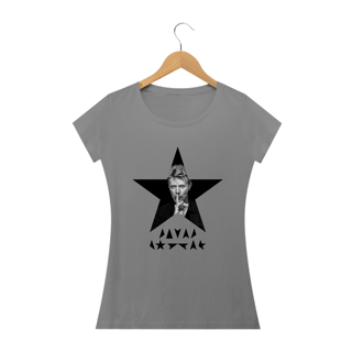 Nome do produto Baby Look David Bowie - Black Star