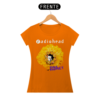 Nome do produto Baby Look Radiohead - Pablo Honey - Logo Branco