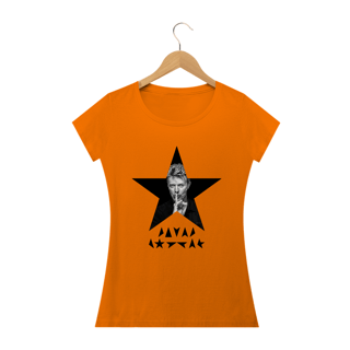 Nome do produto Baby Look David Bowie - Black Star