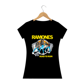 Nome do produto Baby Look Ramones - Road To Ruin