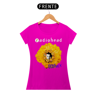 Nome do produto Baby Look Radiohead - Pablo Honey - Logo Branco