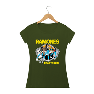 Nome do produto Baby Look Ramones - Road To Ruin