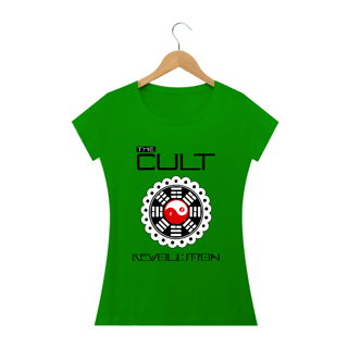 Nome do produto Baby Look The Cult - Revolution - Logo Preto