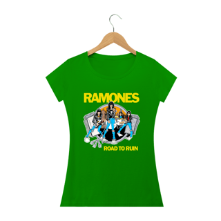 Nome do produto Baby Look Ramones - Road To Ruin