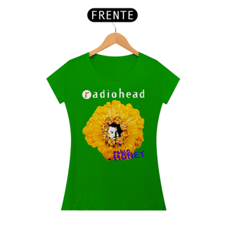 Nome do produto Baby Look Radiohead - Pablo Honey - Logo Branco