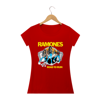 Nome do produto Baby Look Ramones - Road To Ruin